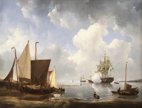 KS 021
<br/>
Stil water
<br/>
<em>Schotel, Johannes Christiaan (1787-1838)</em>
